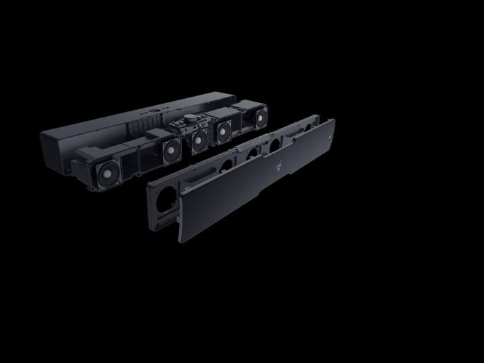 In der Soundbar sind fünf 2-Zoll-Lautsprecher verbaut. (Bild: Razer)